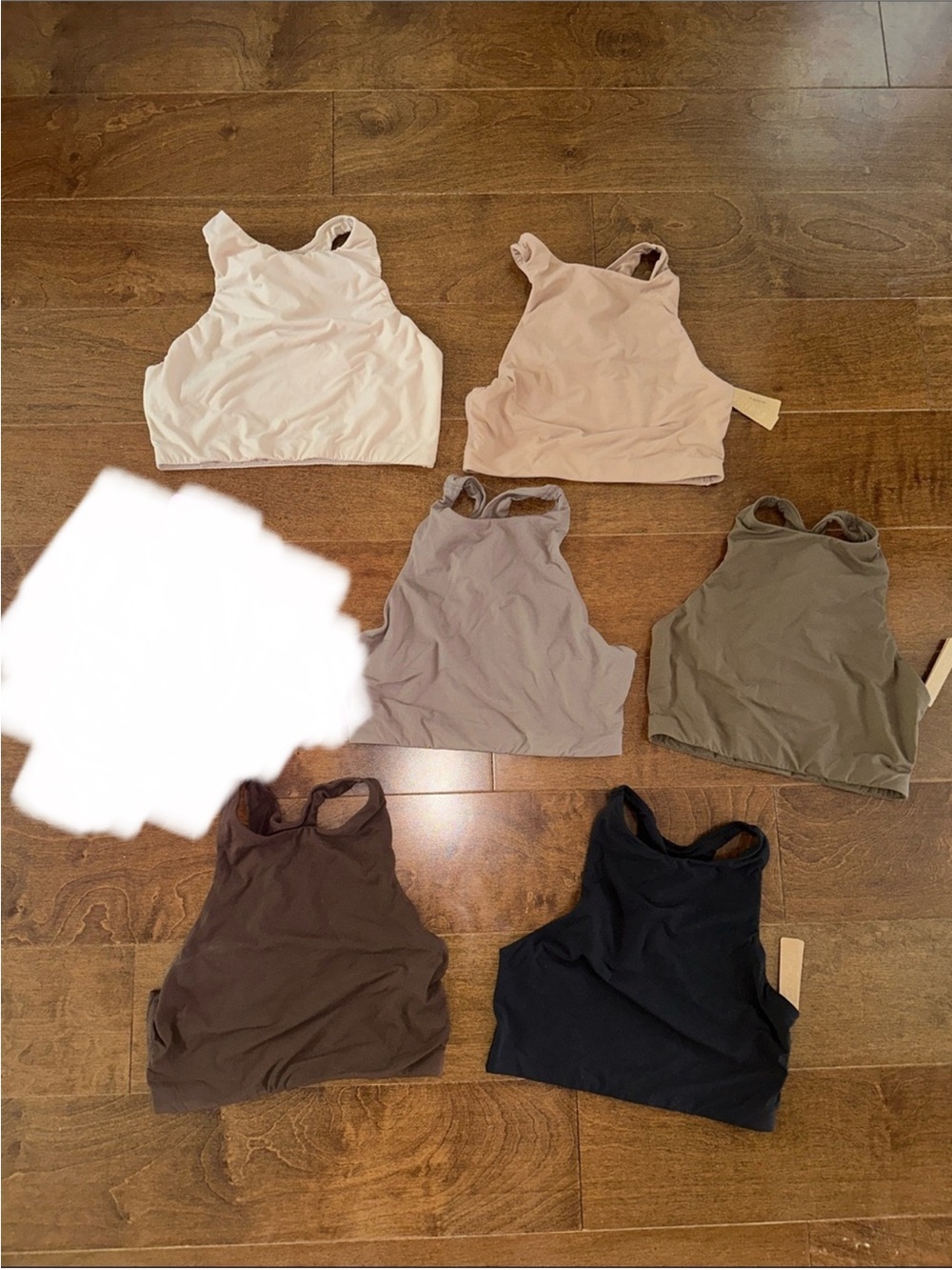 SKIMS FITS EVERYBODY High Neck Bra Bundle of 6 XS/S